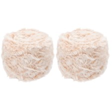 70 Yards Fur Yarn, 2 Skeins 100 Grams Faux Fur Eyelash Yarn, Khaki