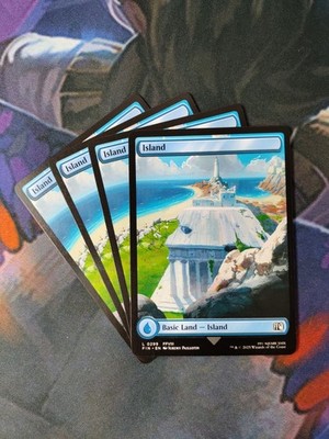 Full Art Island 299 x 4 | *% Off 2+ | Final Fantasy | NM | MTG