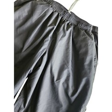 Nike Team Rugged Track Pants Womens L Black White Pipin Zip Cuffs Vintage Y2K