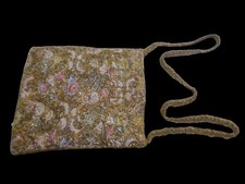 Vintage Walborg Hand  Beaded Evening Purse   Hong Kong   Braided Bead Strap