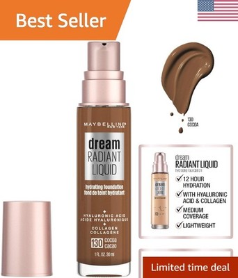 Dream Radiant Liquid Foundation - Cocoa, Medium Coverage, Hydrating & Luminous