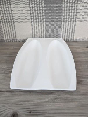 Maxwell & Williams White Basics Porzellan geteilt Servierschale Tablett Maisplatte