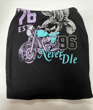 FASHION NOVA Women's "96 NEVER DIE" Tube Top Size XS (FC37A-2Q4691