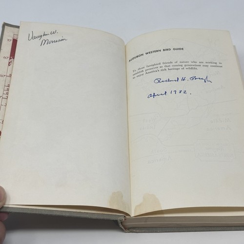 SIGNED ~ AUDOBON WESTERN BIRD GUIDE by Richard Pough 1957 - Picture 3 of 8