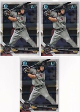 LOT (3) 2018 BOWMAN CHROME 1ST RC EDUARDO DIAZ ARIZONA DIAMONDBACKS FIRST S7073