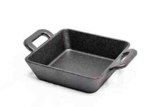 TableCraft 12oz Cast Iron Mini Square Server