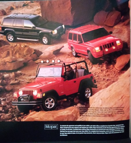 The Jeep Book 1998 Dealership Advertisement Book Collectible NOS - Foto 7 di 8