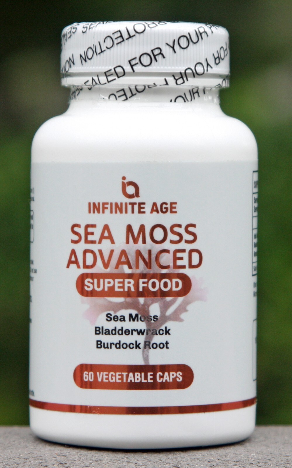 Infinite Age: Sea Moss Advanced High Potency Vegan Superfood, 60 Vegetable Caps $28.99