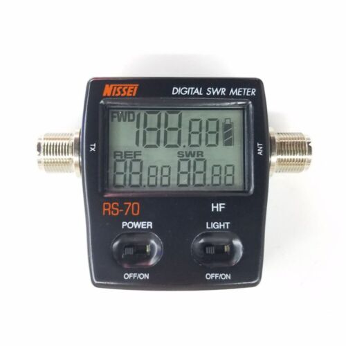 NISSEI RS-70 Cyfrowy miernik mocy SWR/Miernik mocy HF 1,6-60MHz 200W do radia Kenwood Baofeng - Zdjęcie 5 z 6