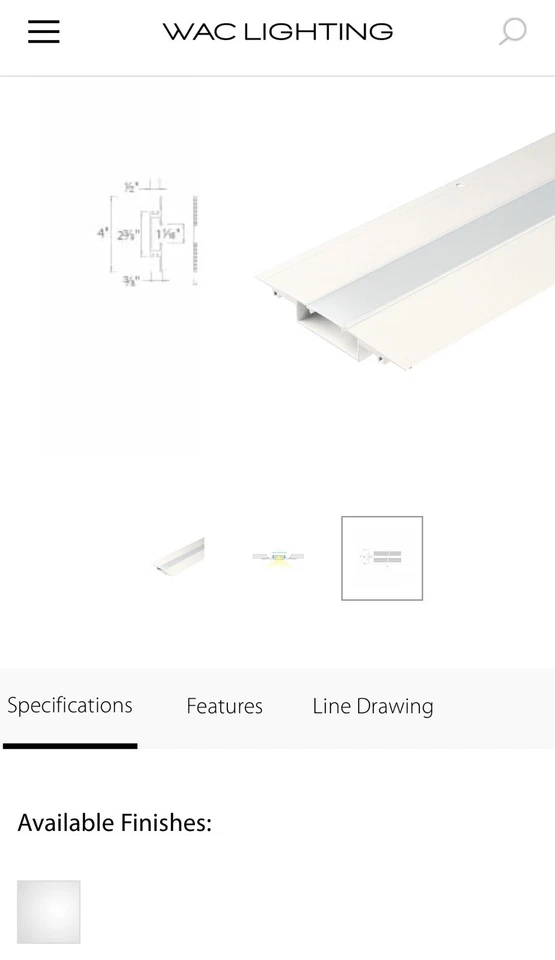 40- WAC Lighting 8’ LED Channels  - Image 2 of 4