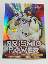 ⚾ 2021 Topps Chrome Baseball Prismic Power Insert #PP-3 Cody BELLINGER ⚾