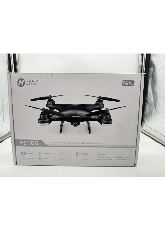 Holy Stone HS110G GPS FPV Drone with 1080p HD Live Video Camera New (Open  Box)