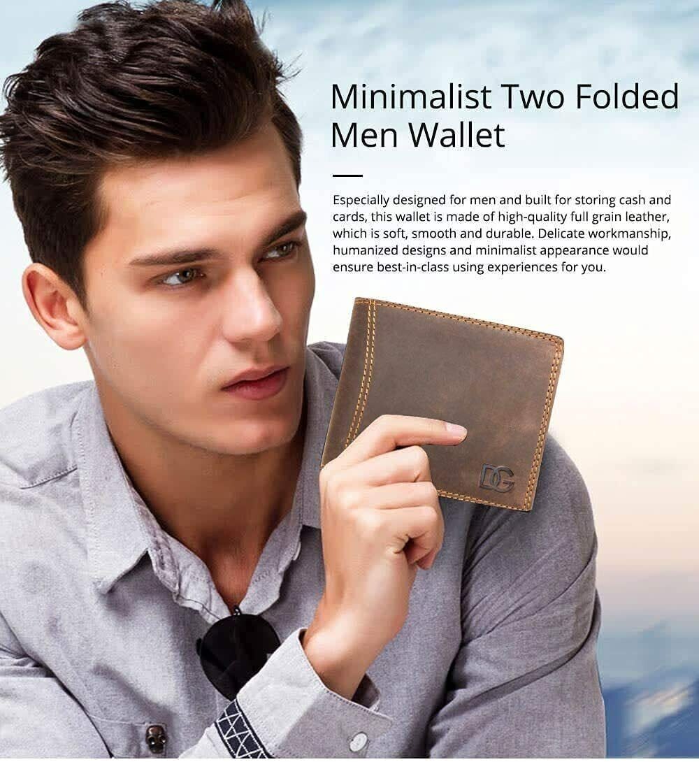 MEN'S DESIGNER GENUINE RFID SAFE LEATHER WALLET LARGE ZIP COIN POCKET