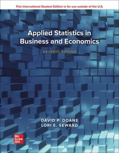 Applied Statistics in Business and Economics ISE by David Doane
