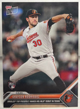 Grayson Rodriguez 2023 Topps Now Orioles Top Prospect MLB Debut RC #57 - SP/2818