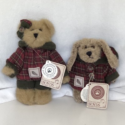 Boyds Bears Fawn Woodsbeary & Fearless Fido