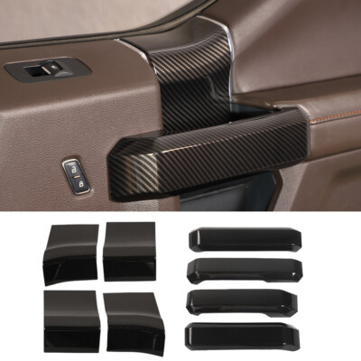 Innentürgriff-Verkleidungssets aus Kohlefaser für Ford F150 (2015 2020)