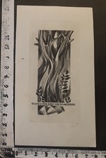 WUNDERKAMMER C EXLIBRIS  748 " P Gerosa " - * V JAKUBOWSKI * - C SIGNED
