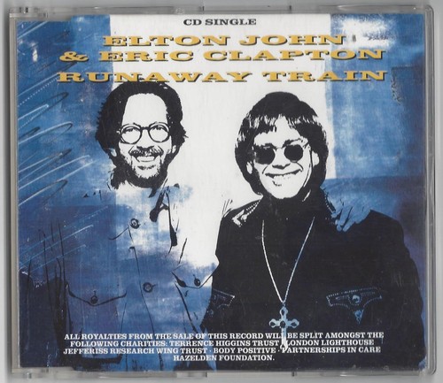 Elton John and Erica Clapton - Runaway Train (European CD single)