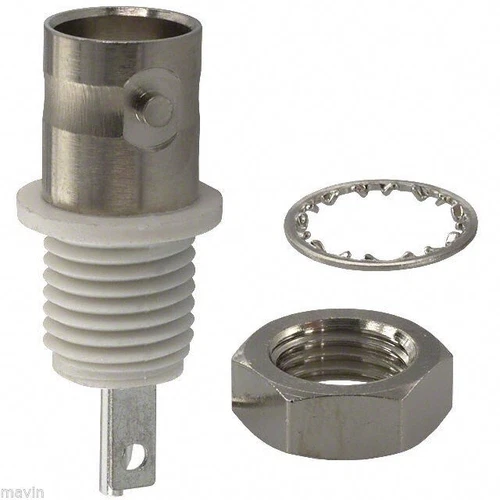 Amphenol 31-10 BNC Isolated Ground Bulk Head Receptacle 100 Pieces 031-10