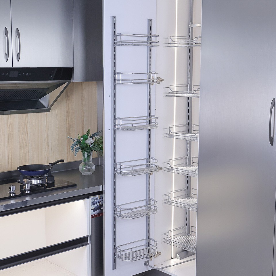 Soft Close Kitchen Units Cabinet Cupboard Corner Pull Out Baskets ...