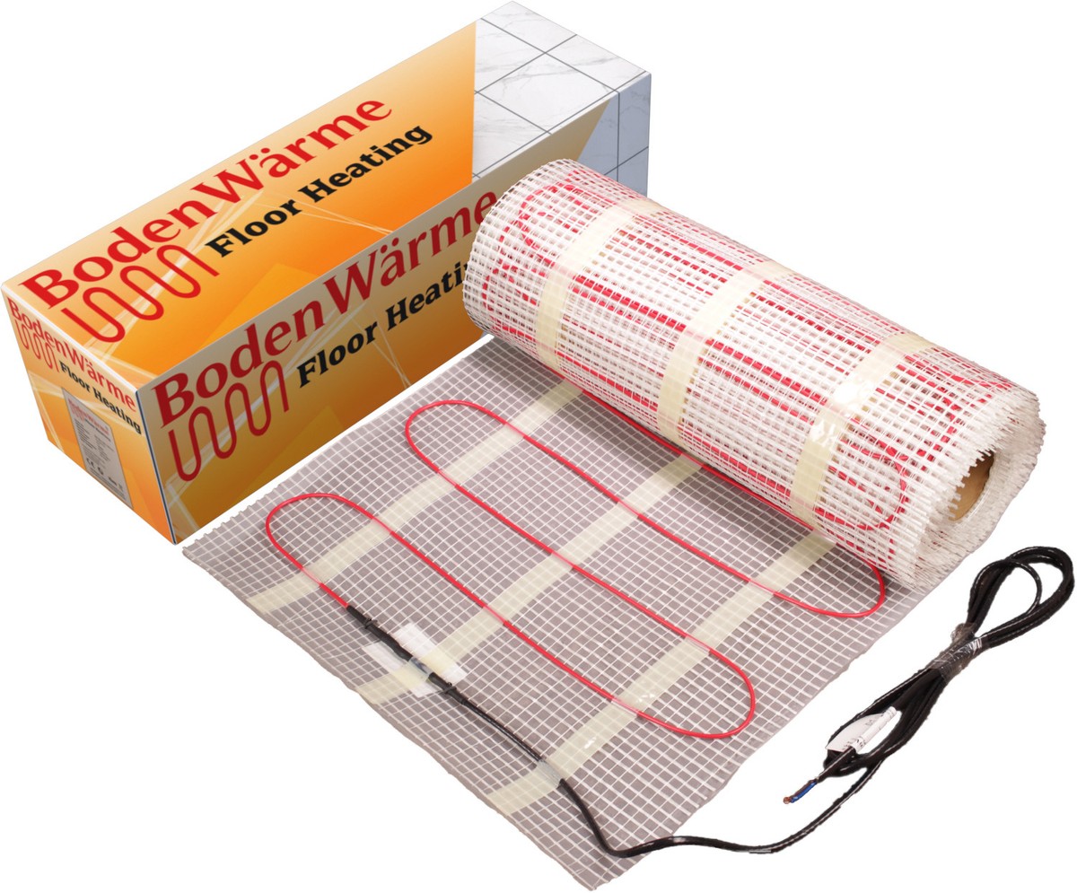 Electric Underfloor Heating Mat 150w /m² Under Tile Heating Kit | eBay