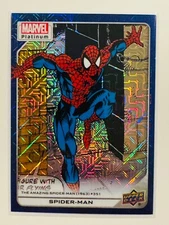 2023 Marvel Platinum BLUE TRAXX High-Series #151-200 Pick/Choose #/499💕💕