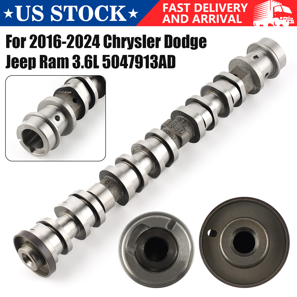 ntake Camshaft For 16-24 Chrysler Dodge Jeep Ram 1500 3.6L Rght Sde
