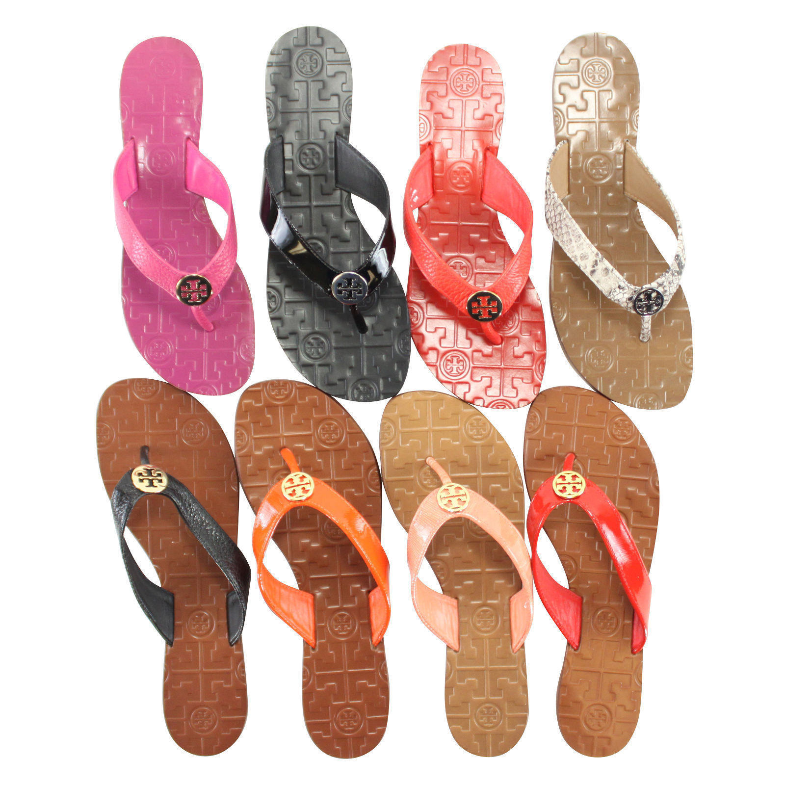 burgundy tory burch sandals