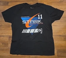Marvel Ironman Stark Industries T-Shirt Size XL Tony Stark Black