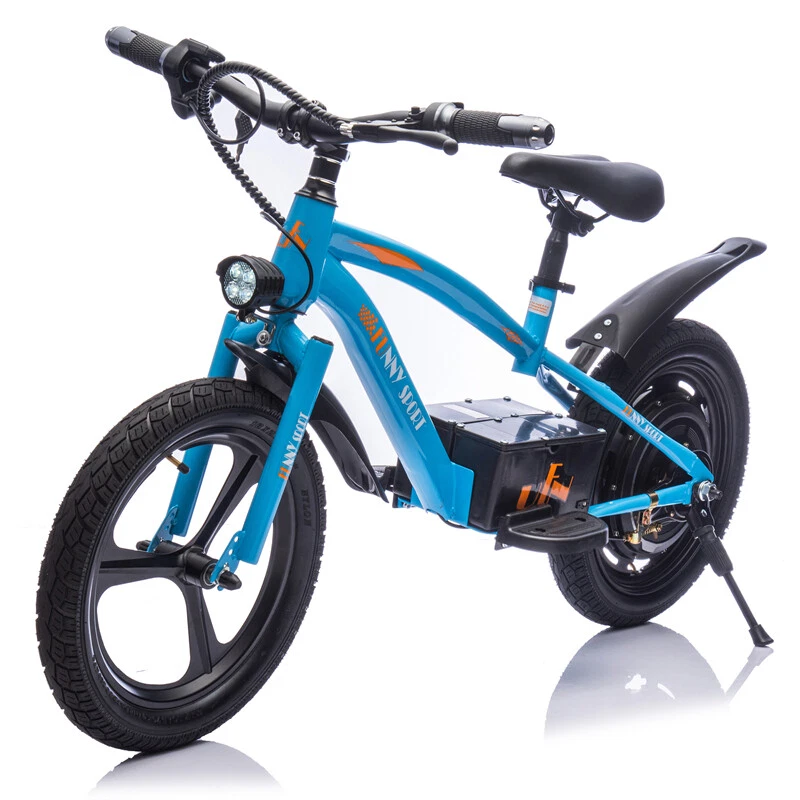 24V Kids Ride On Electric Bike 300W 12.43MPH 16" Wheels Bicycle for Kids 5-12 - Image 3 of 4