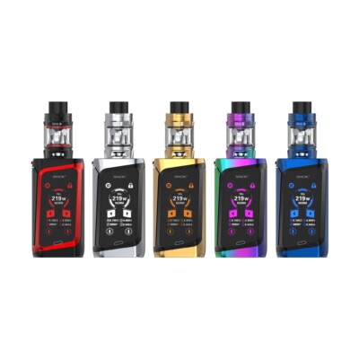Genuine SMOK Morph 219 Gold Vape ECig Mod 219W Kit| SMOK TF mini v2 +2  batteries