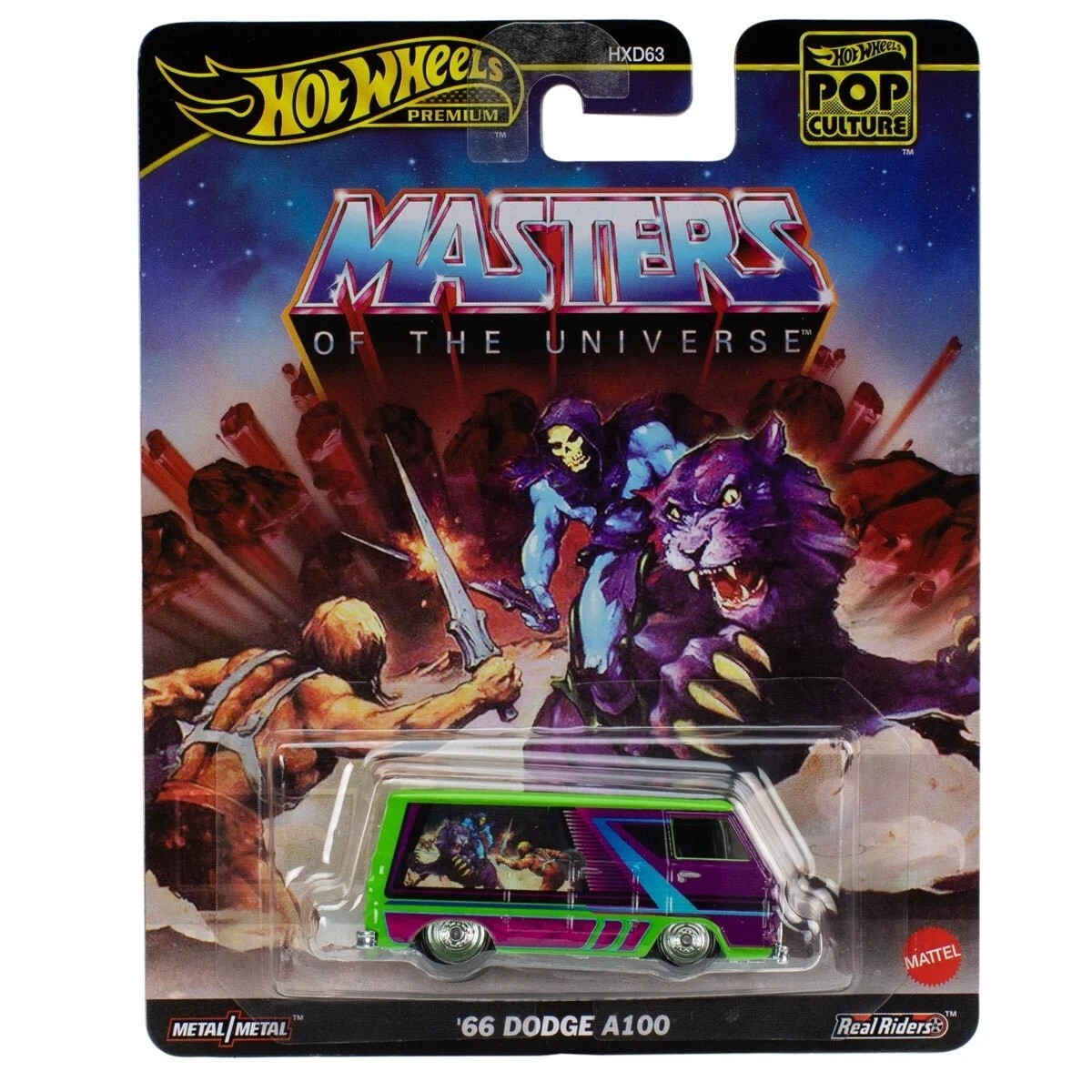 Hot Wheels Premium - Pop Culture Masters Of The Universe 66 Dodge