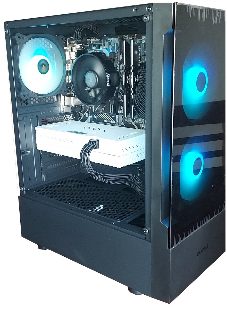 Ryzen 3600 Gaming PC: Windows 10 Pro, RGB, Fortnite, Minecraft