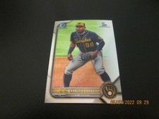 BRANLYN JARABA BREWERS 2022 BOWMAM CHROME 1ST BOWMAN CARD #BCP-15 FREE SHIP