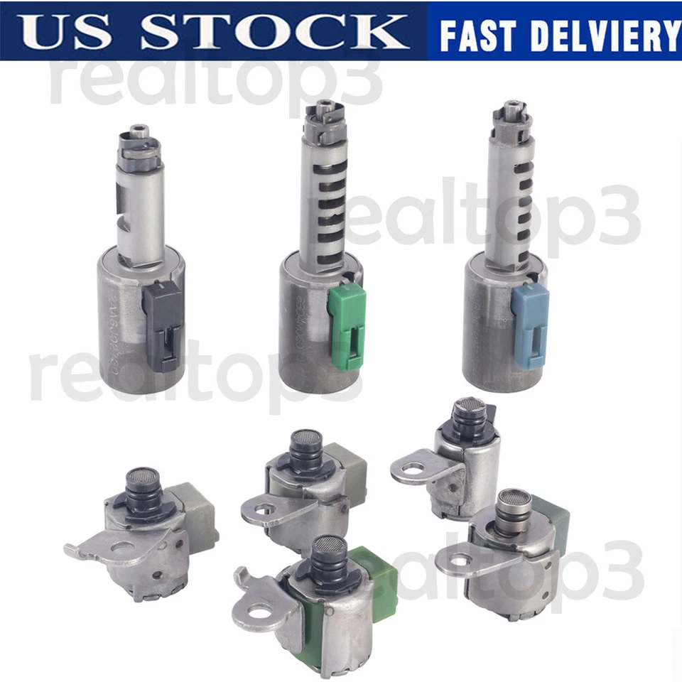 AW55-51SN Solenoids Set For Maxima Altima 2004-2006 Suzuki XL7 Equinox 2005-2009 Foto 2 de 4