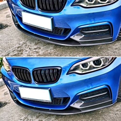 4PCS SET For BMW F22 F23 M Sport 2014-2021 Front Bumper Spoiler Splitter Lip Kit - Bild 3 von 12