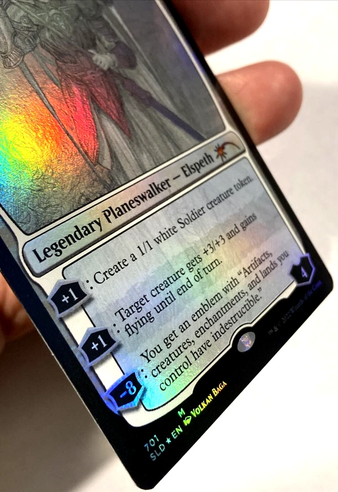 MTG Elspeth, Knight-Errant *SKETCH SHOWCASE FOIL* Secret Lair Drop 701 NM - Image 2 of 4