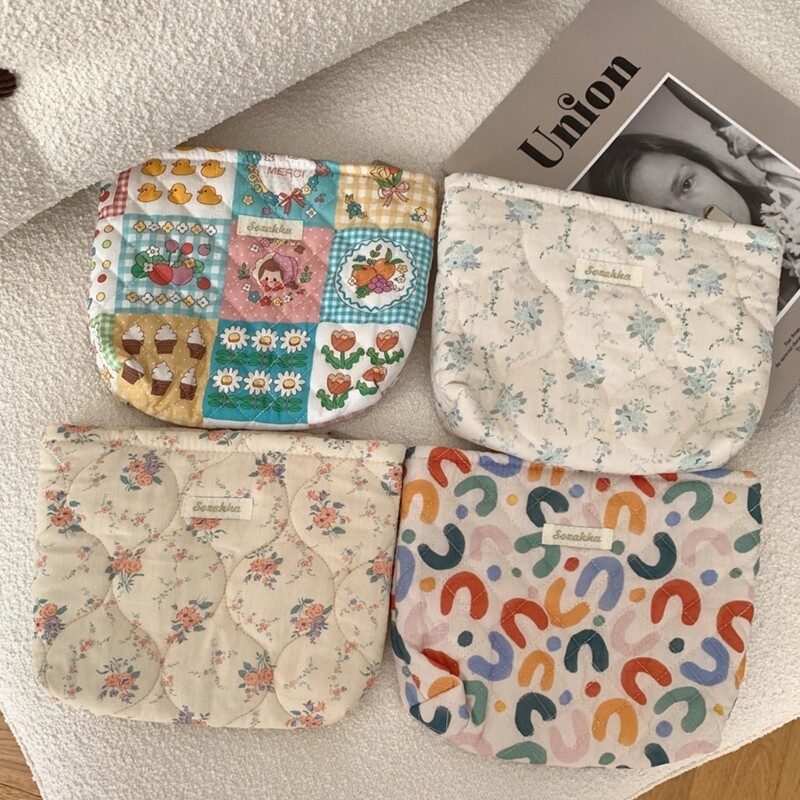 Makeup Bag Large Capacity Toiletry Bag Portable Handbag for Girl Women-image