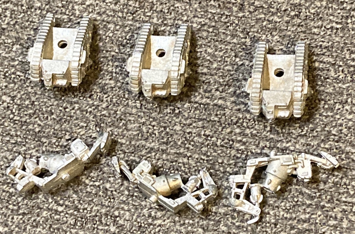 Lot Epic 40000 : 3 Imperial Guard Artillery + 3 Land Crawler - Astra Militarum