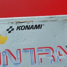 Nintendo NES Contra Game Rev-A Box Manual Authentic Tested Konami Shooter 8 Bit