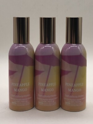 3 Bath & Body Works PINEAPPLE MANGO Concentrated Room Spray