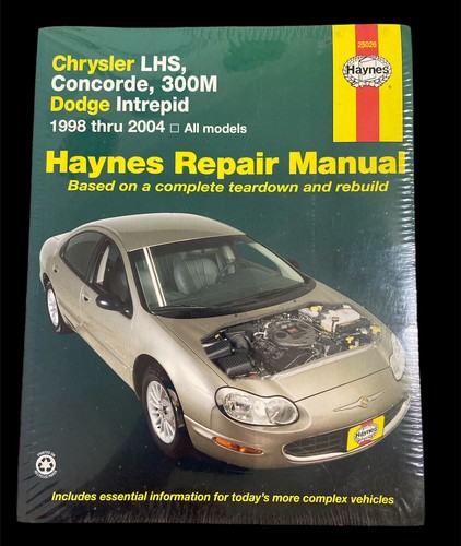NEW Haynes Repair Manual 25026 Chrysler LHS, Concorde, 300M Dodge ...