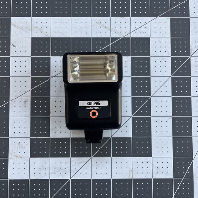 Near Mint/ Sunpak SP140 Compact Shoe-Mount Flash From Japan