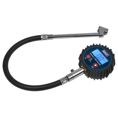 #ad Sealey Digital Tyre Pressure Gauge with Twin Push On Connector TST003 GBP 39.89