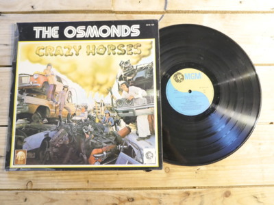 THE OSMONDS CRAZY HORSES LP 33T VINYL EX COVER EX ORIGINAL FR 1972