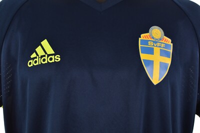 Adidas Sweden 2016 Training Football Soccer Jersey Shirt Camisa