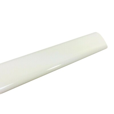 1 1/8'' Wide Gloss White Extruded Side Molding Trim | 45' Roll | #ES1084535-G