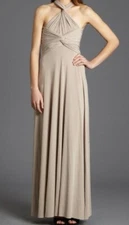 Von Vonni Transformer Dress New  Yellow Mustard colored dress Maxi