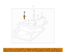 NISSAN OEM 05-16 Frontier Headlamp-Front Lamps-Lens & Housing Bolt 011210041U